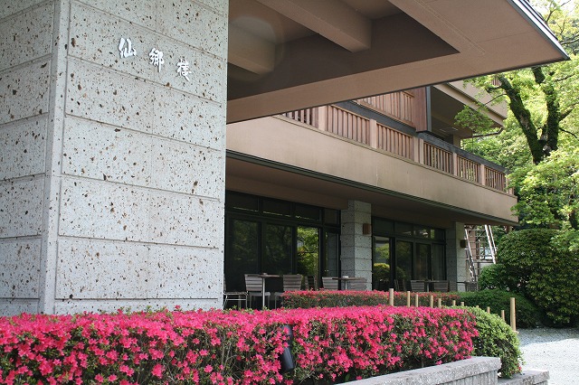 仙郷楼の庭園_春022