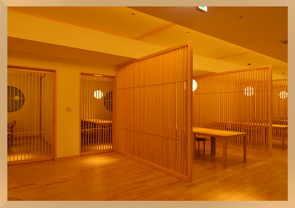 奥の樹々の部屋