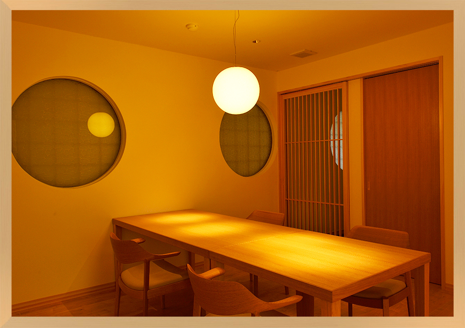 奥の樹々のお部屋